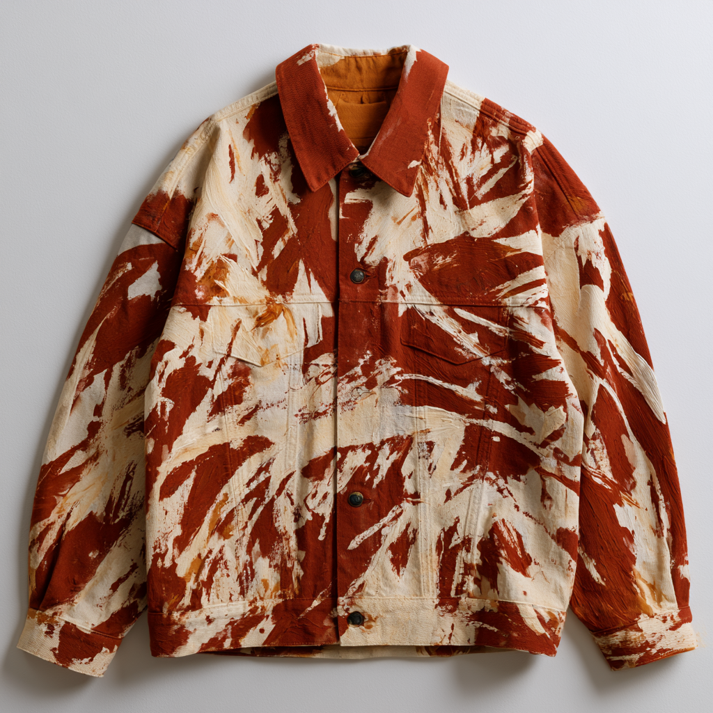ABSTRACT DENIM JACKET