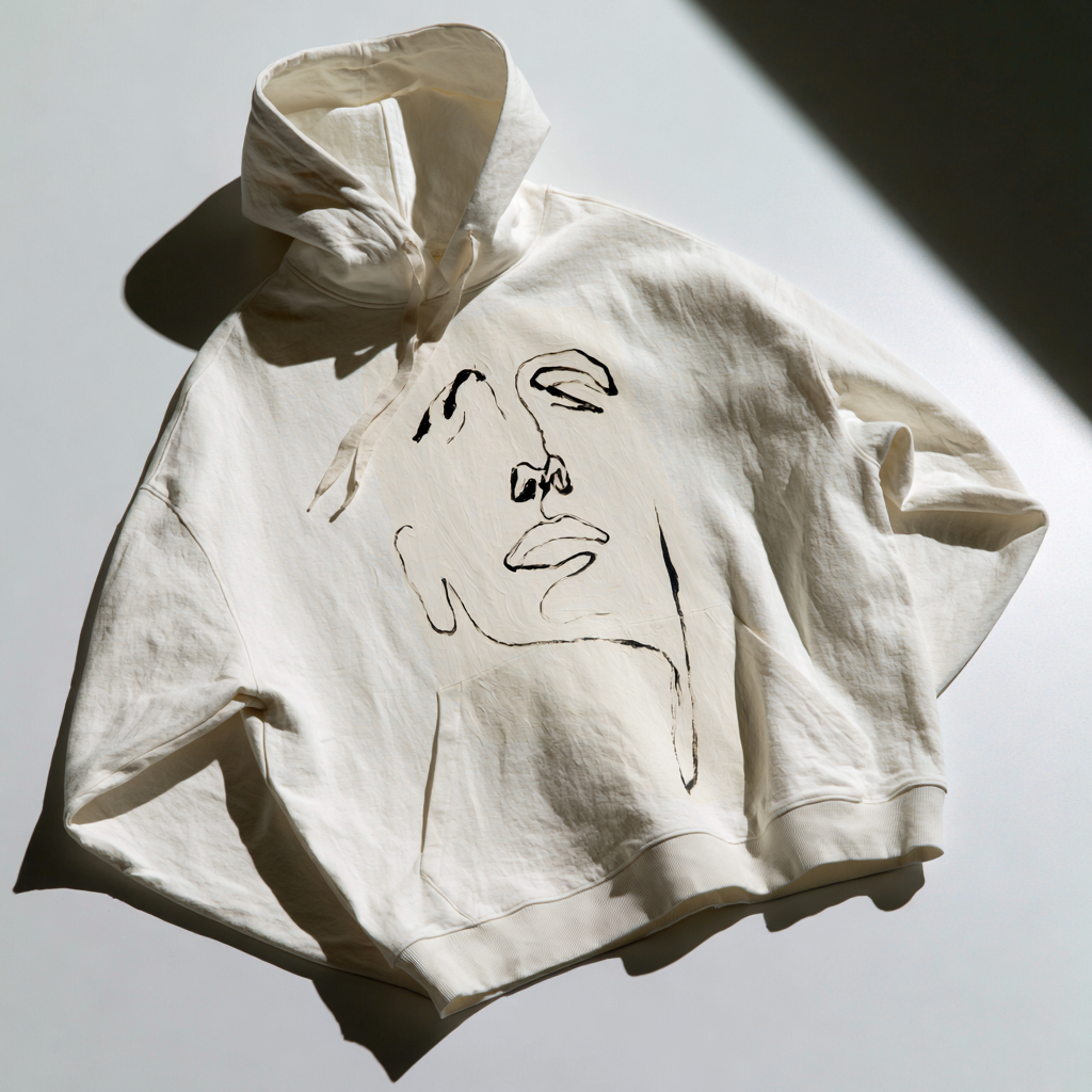 LINE ART HOODIE